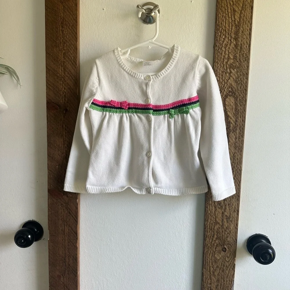 Vintage Gymboree Sweater Cardigan 5T Girl Euc